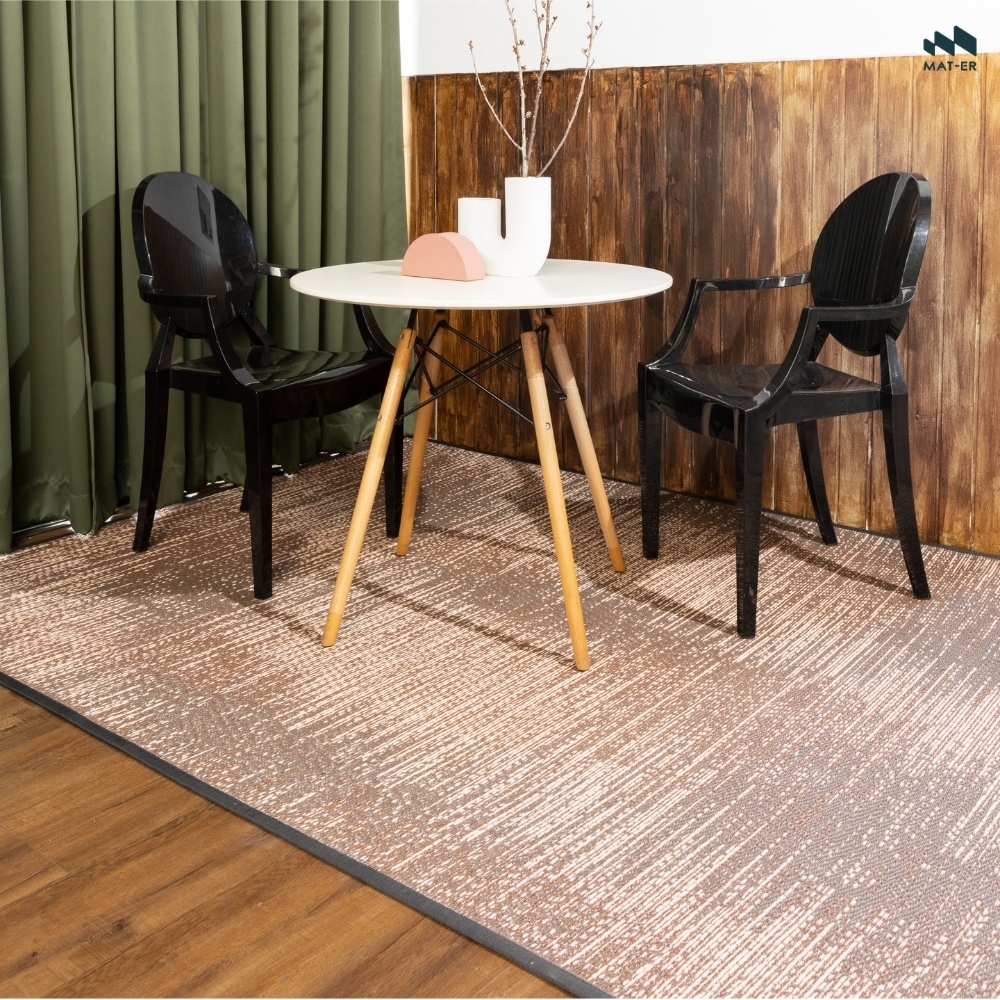 Mat-er เสื่อแทนพรม Pat-ta-pii สี Earth tone – เสื่อสีเอิร์ธโทน ธรรมชาติอบอุ่น สลับใช้งานได้สองด้าน