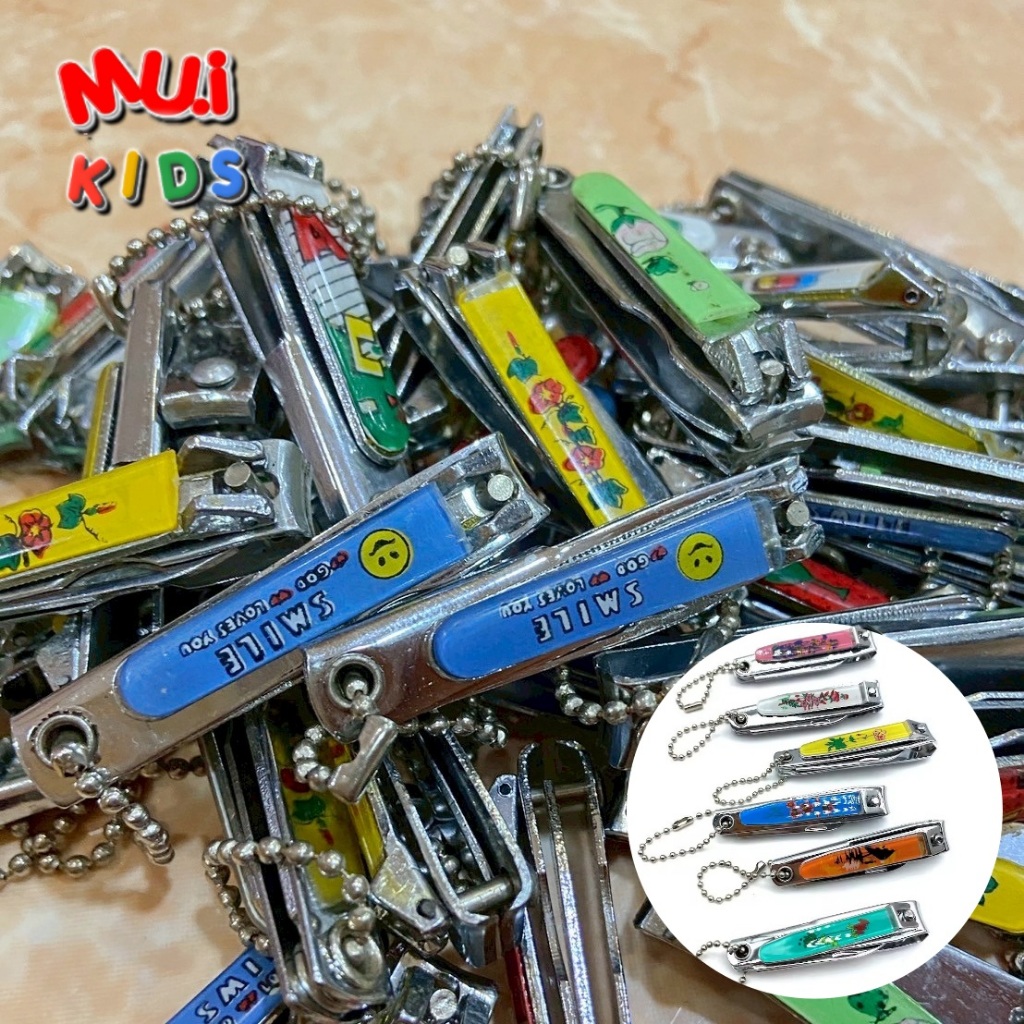 กรรไกรตัดเล็บ แบบคละลาย กรรไกรตัดเล็บขนาดเล็ก  ราคาถูก BY MUIKID