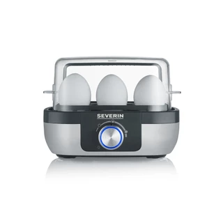 SEVERIN เครื่องต้มไข่สเตนเลส 6 ฟอง พร้อมระบบตั้งระดับความสุก รุ่น SEV-3169