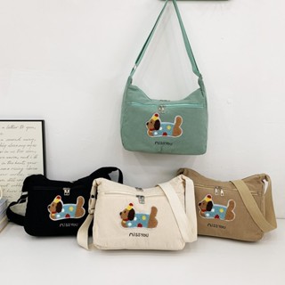 B-2044🔥กระเป๋าสะพายข้าง สไตส์นี้เท่มาก แฟชั่นฤดูใบไม้ผลิ กระ…