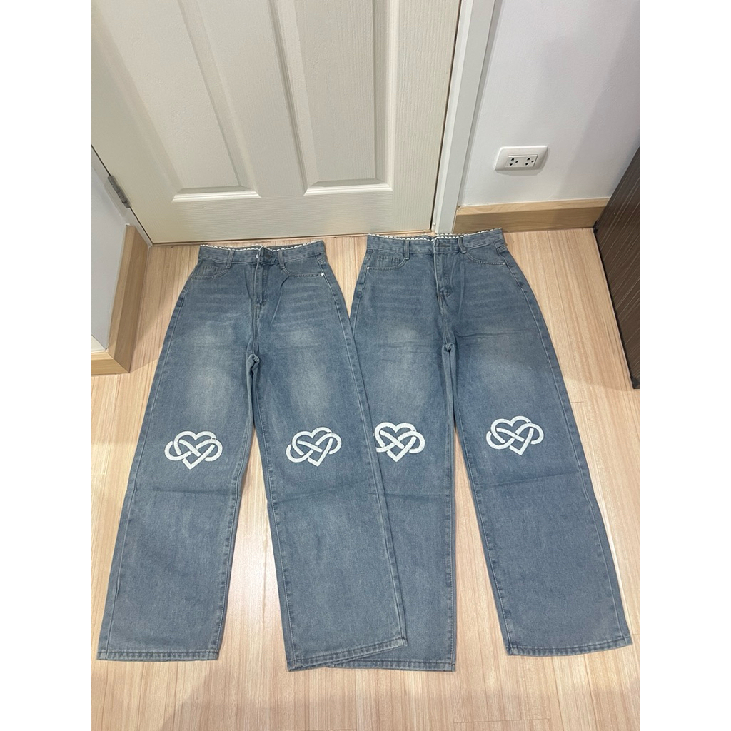 กางเกงยีนส์ ป้าย NAMCHA มือ 1 ไซส์ M