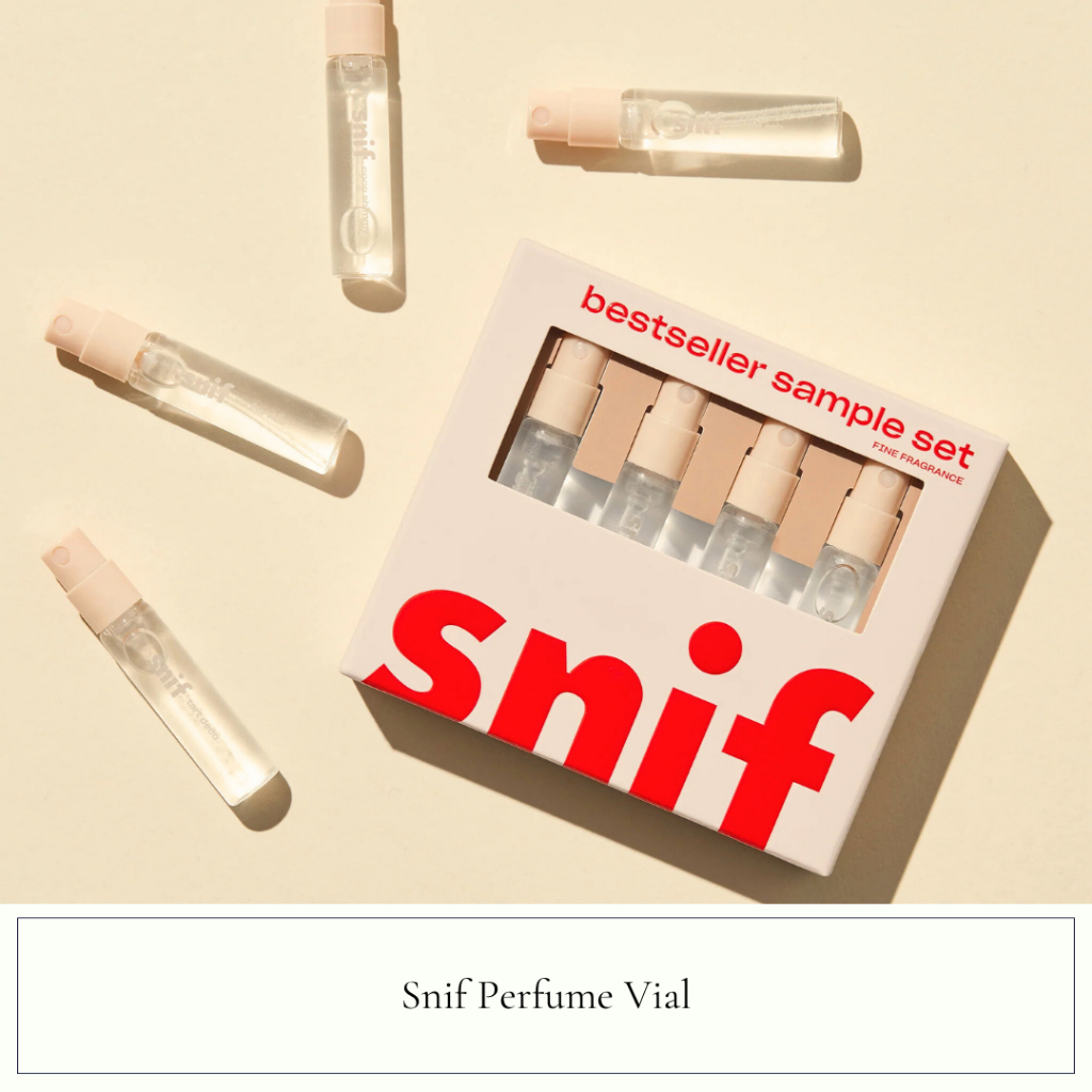 Snif Perfume Vial 2ml Tart Deco, Coco Shimmy, Crumb Couture, Naughty Nonna