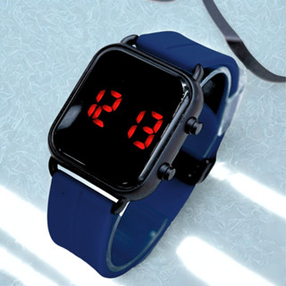 LED WATCH นาฬิกาข้อมือ สายยางซิลิโคน ปรับสายตามข้อมือไม่ต้อง…