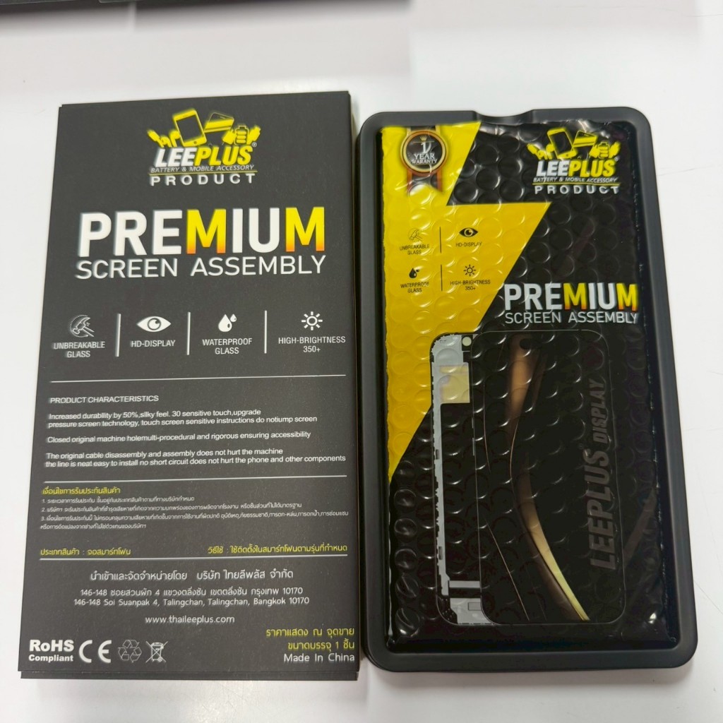 Leeplus หน้าจอสำหรับ x/xr/xs max/11/11pr/11pm/12mini/12/12pr/12pm/13/13mini/13pr/13pm รับประกัน 1 ปี - รูปที่ 3