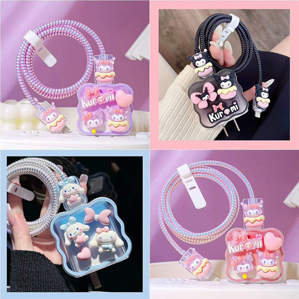 เชือกป้องกันสายเคเบิลข้อมูล For เคสป้องกันเครื่องชาร์จ iPhone PD 20W 18W