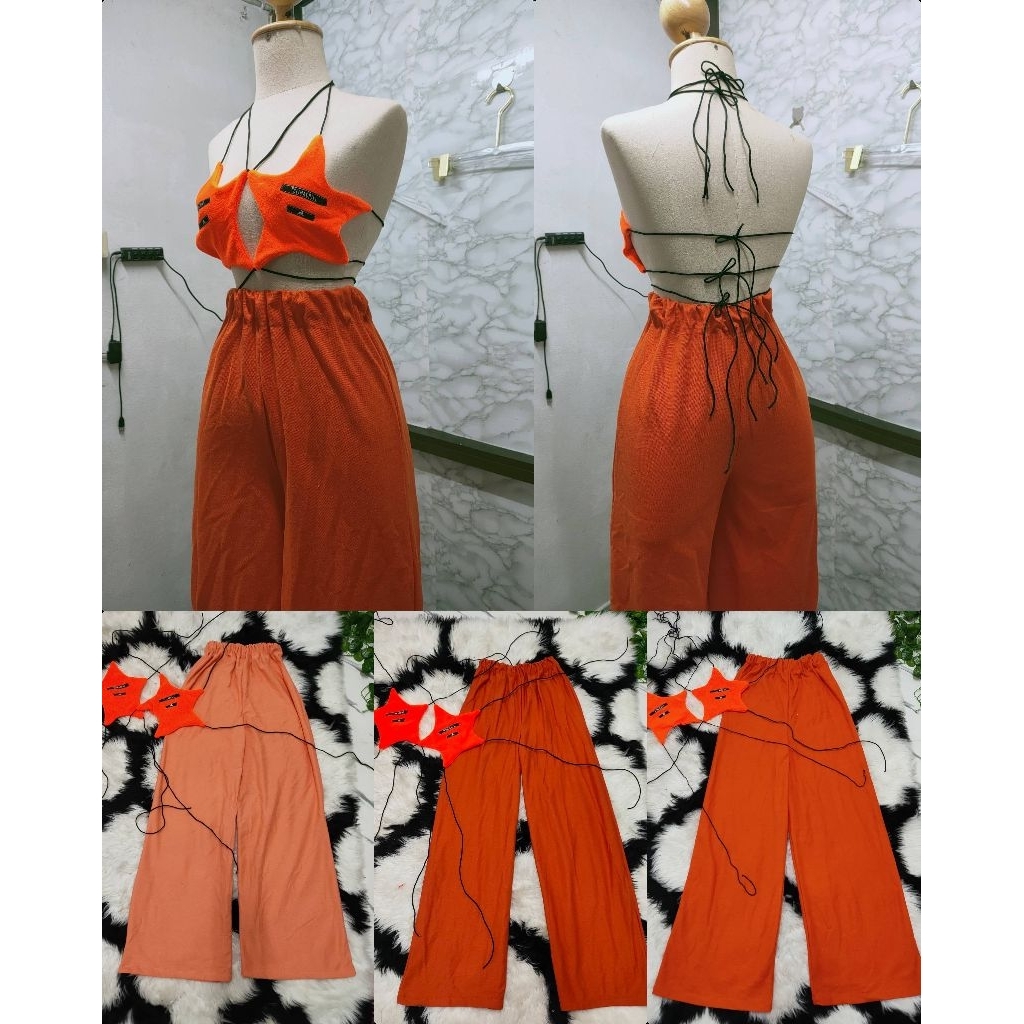 เซต2ชิ้นดาวส้ม ได้ครบชุดเสื้อดาวส้ม+กางเกง