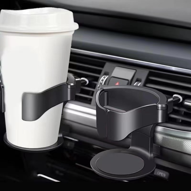 1แถม1 ที่วางช่องแอร์สำหรับดื่มน้ำกาแฟอุปกรณ์เสริมขวดกระป๋องที่เขี่ยบุหรี่ในรถยนต์แหวนติดมือถือในรถยนต์ - รูปที่ 3