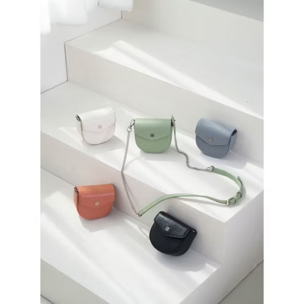 กระเป๋าแบรนด์ PEROTA MICRO Bag สีเขียวมิ้นต์ ของใหม่