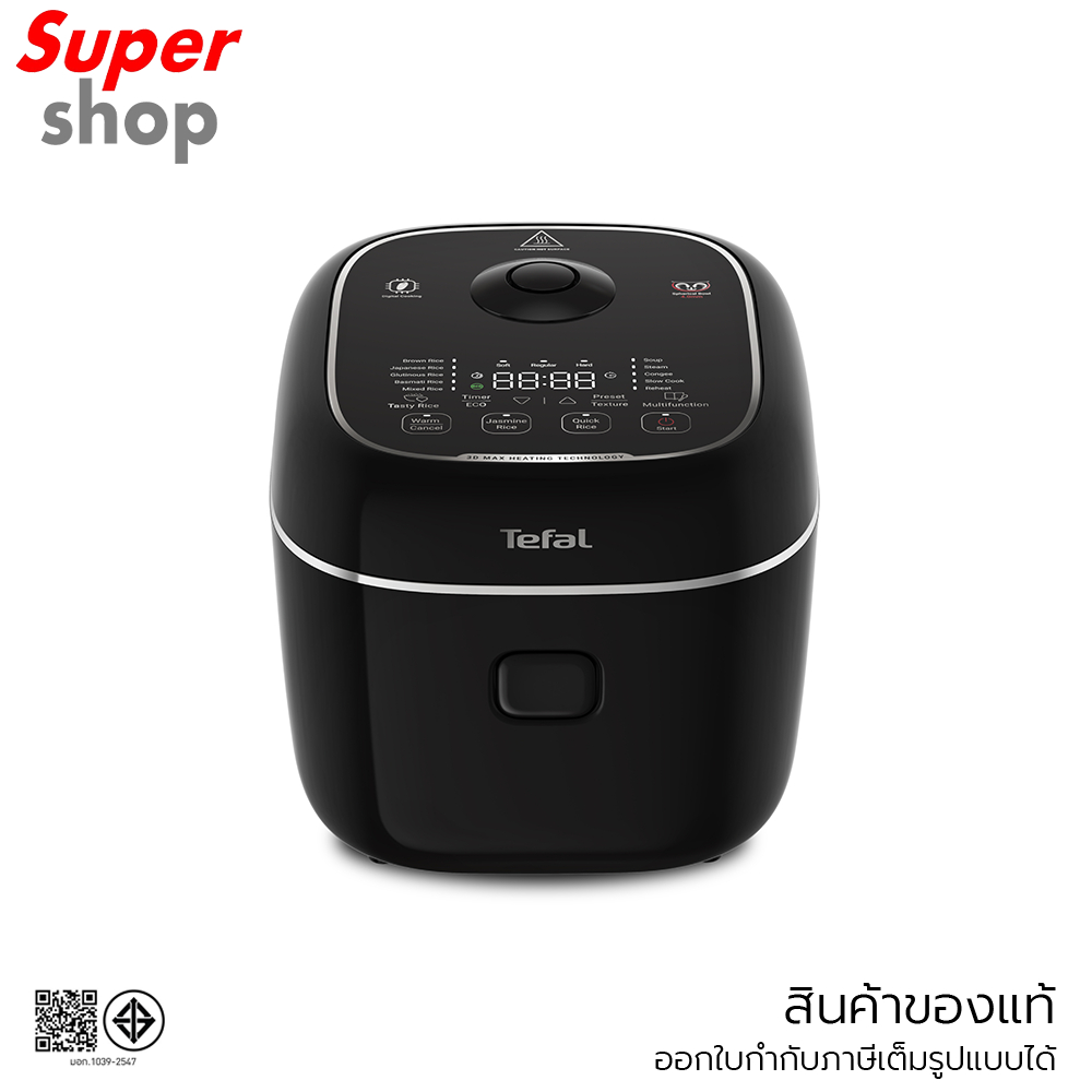 Tefal หม้อหุงข้าว DELIRICE MAX RK7778 ขนาด 1.8 ลิตร รุ่น RK7778T0