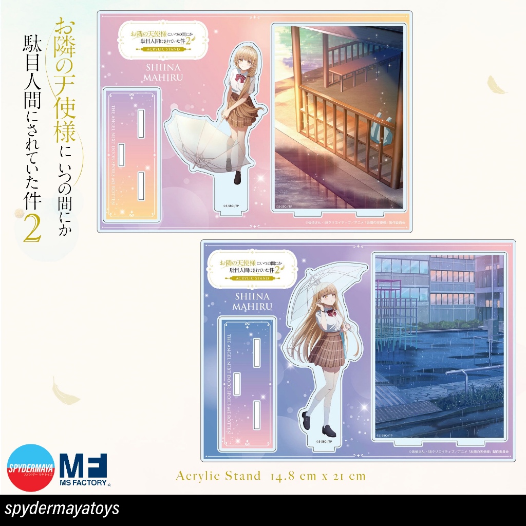 [พร้อมส่ง] Mahiru Shiina Acrylic Stand Rain & After the Rain - The Angel Next Door Spoils Me Rotten