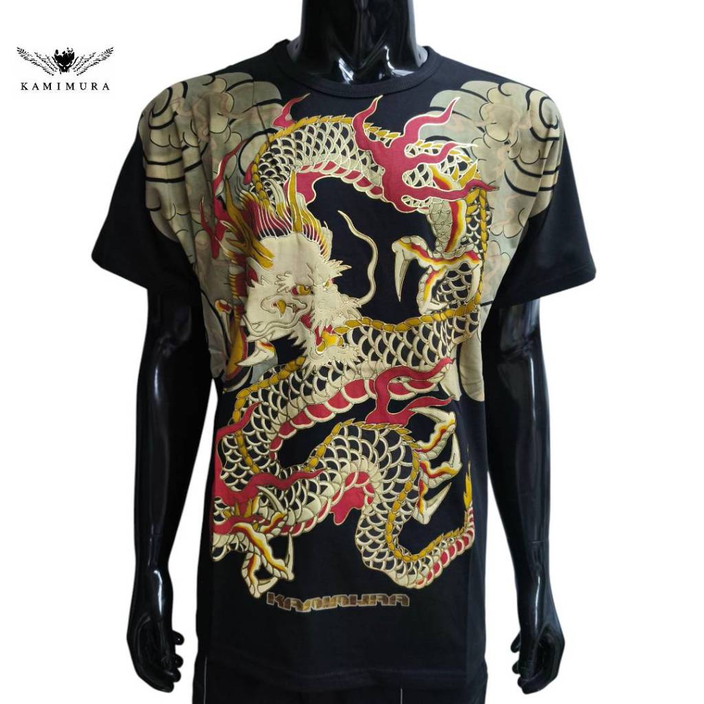 เสื้อยืด KAMIMURA รุ่น TB-2506-DRTAT-4349