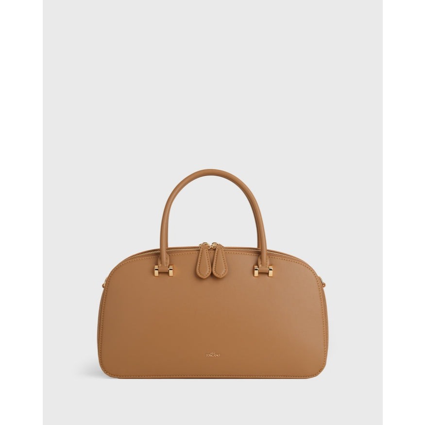 Tocco Toscano Nova Mini Duffel กระเป๋าสุดชิค ทำจากเส้นใยข้าวโพดธรรมชาติ กระเป๋าทรงกลมรักษ์โลก