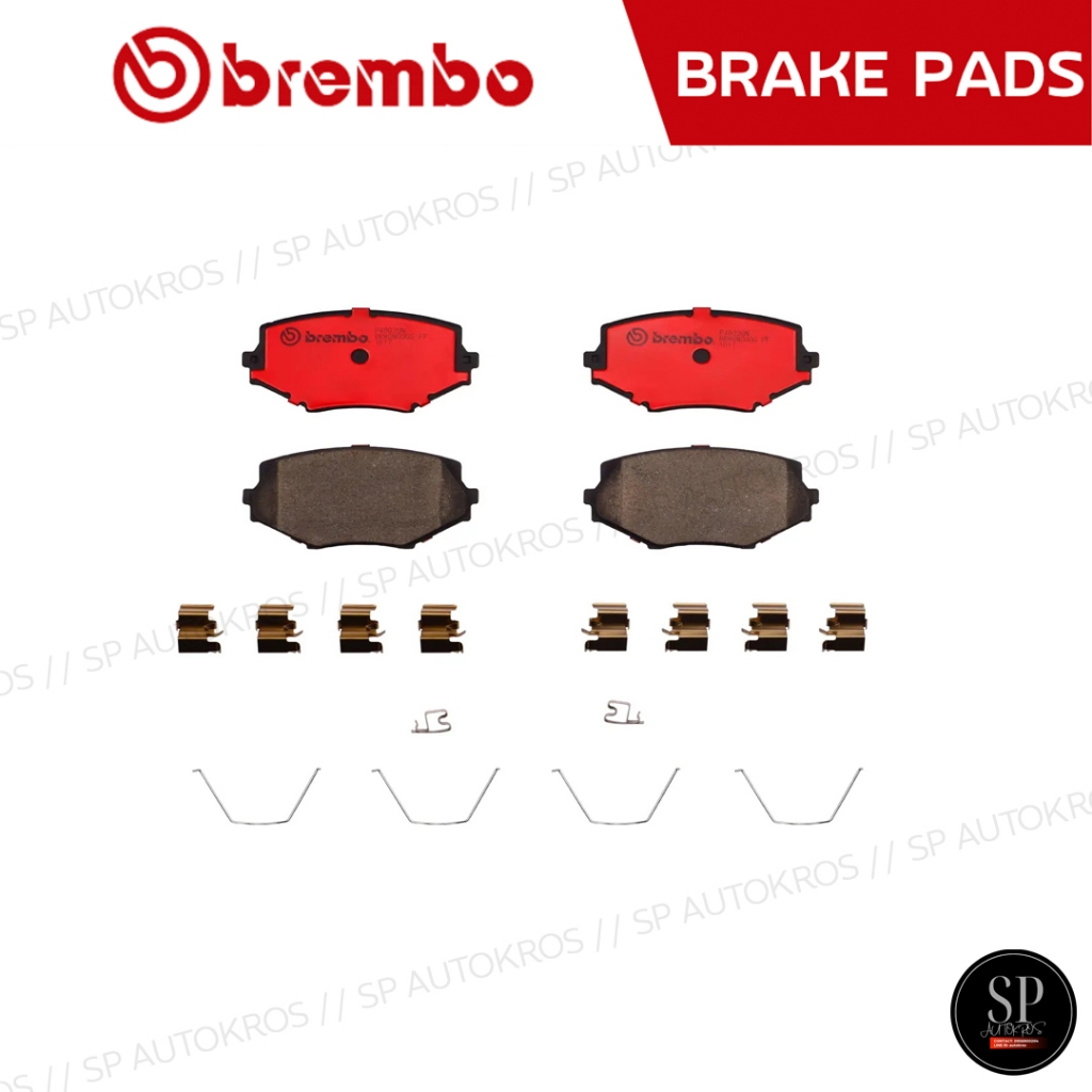 BREMBO ผ้าเบรกหน้า MAZDA MX-5 NA (1.8), NB (1.8) ปี 93-98, '98-05 / P49 020