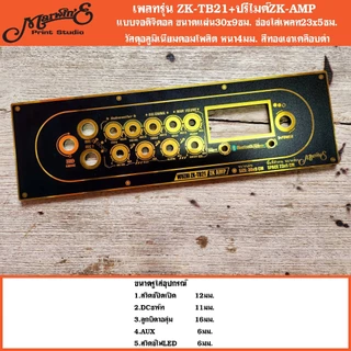 เพลทรุ่น ZK-TB21+ปรีไมค์ ZK-AMP ขนาดแผ่น30x9ซม.👉Marwin'e.แบรนด์แรกเพลทคอมโพสิทในตู้บลูทูธDIY.สินค้าในไทย🇹🇭