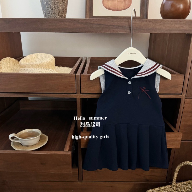 B243 พร้อมส่งจากไทย เสื้อแฟชั่นลูกสาว ชุดเดรสสไตล์เกาหลี เสื้อแฟชั่นเด็กหญิงน่ารักๆ