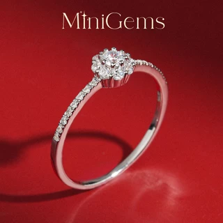 MiniGems แหวน เงินแท้ 92.5 เพชรสวิส(CZ) แหวนคู่ แหวนแต่งงาน แหวนผู้หญิง แหวนผู้ชาย 08913