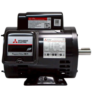 MITSUBISHI มอเตอร์ไฟฟ้า Motor มิตซูบิชิ 220V รุ่น SCL-QR 1 HP 1แรงม้า (0.75 กิโลวัตต์) 4P แกนเพลา 19 มม.