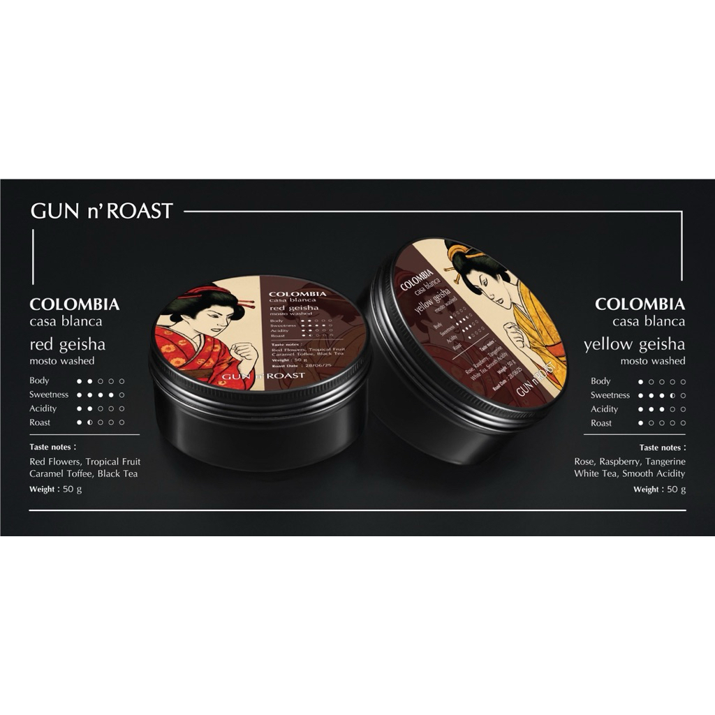Red Geisha & Yellow Geisha, Mosto Washed, Colombia - Casa Blanca 🇨🇴