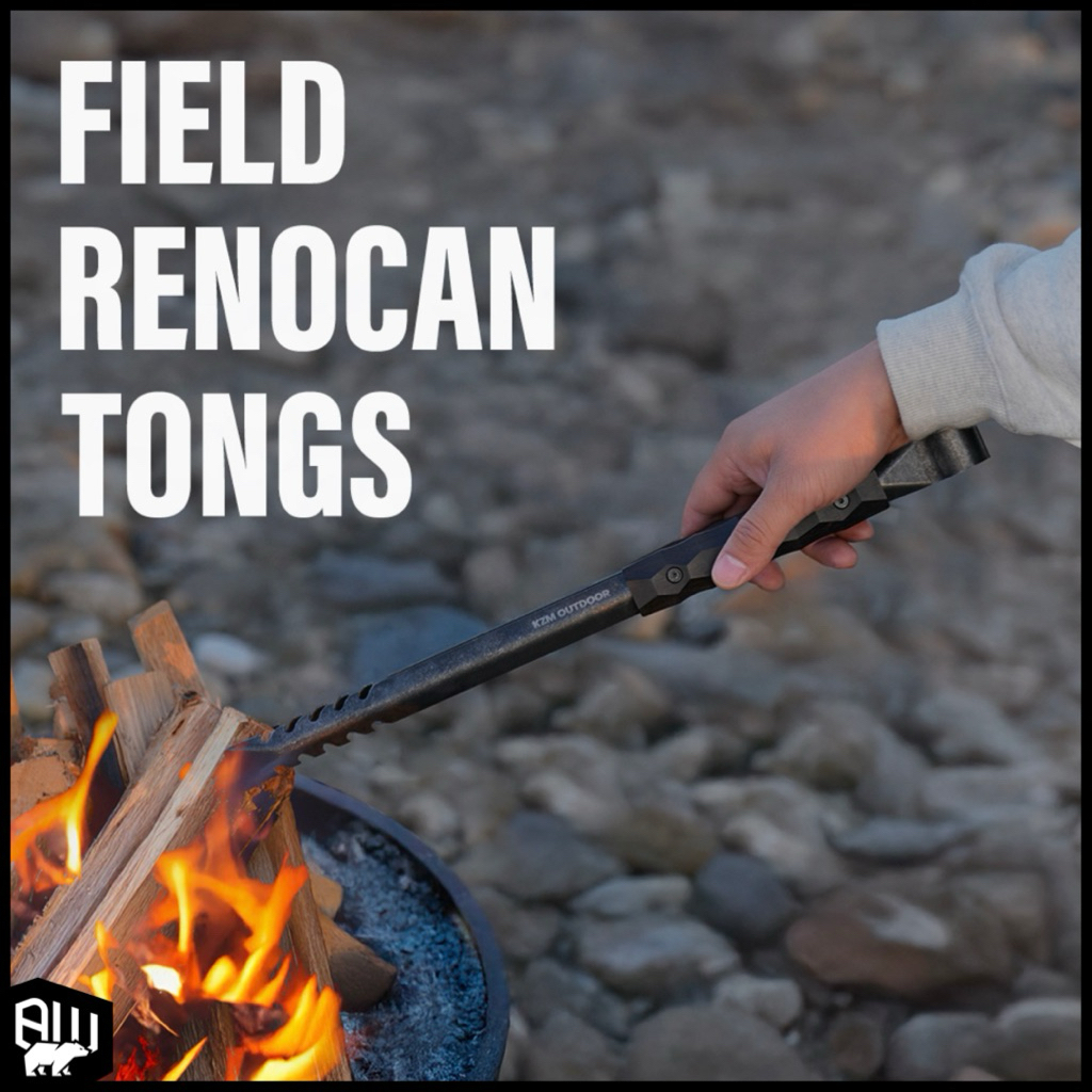 KZM OUTDOOR - FIELD RENOCAN TONGS ‼️พรีออเดอร์‼️