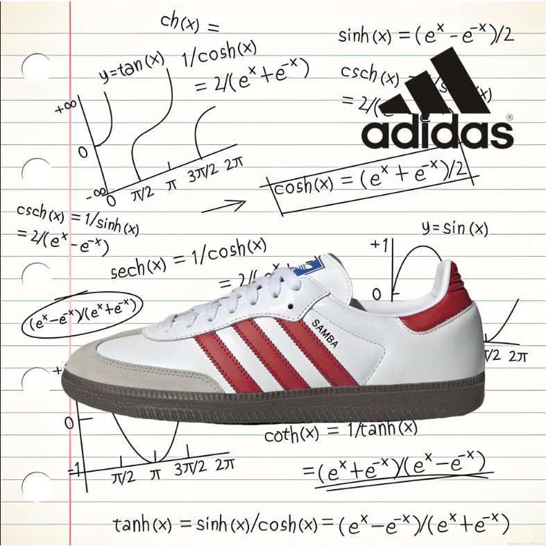 （ของแท้ 100 %）🍒 adidas originals Samba OG gazelle IG1025 ขาว/แดง/ดำ