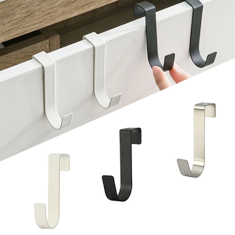 ตะขอสเตนเลส รูปตัว S อเนกประสงค์ สําหรับแขวนกุญแจ ประตู ห้องน้ํา ห้องครัว 2 ชิ้น - รูปที่ 3