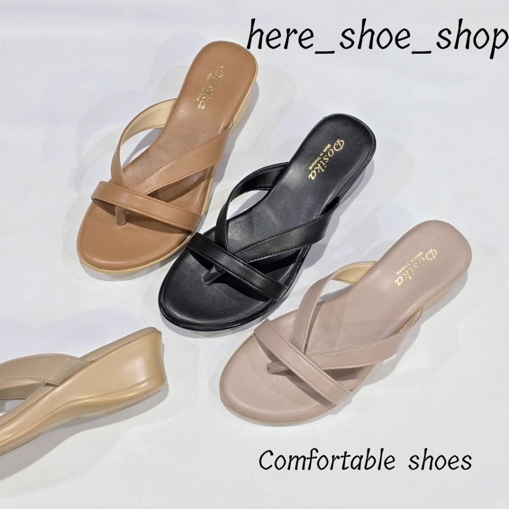 รองเท้าแตะเพื่อสุขภาพเท้าพื่นนุ่มใส่สบายน้ำหนักเบา No.MN865-3 by here_shoe_shop