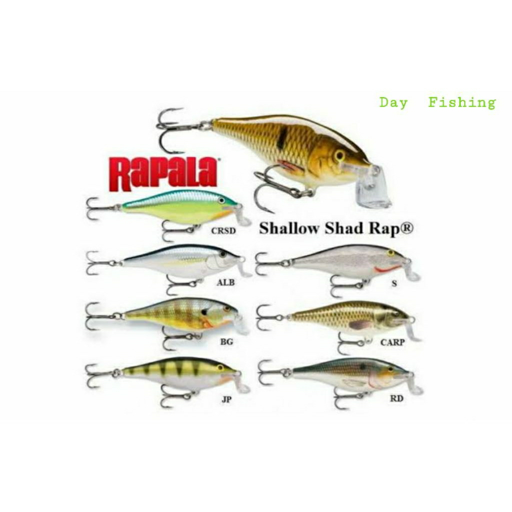 เหยื่อปลลอม.RAPALA. SHAD.RAP. SSR -​ 5