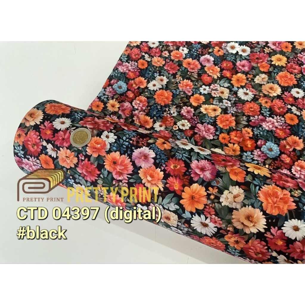 คอตต้อน100%พิมพ์ลาย  CT 04397(digital)