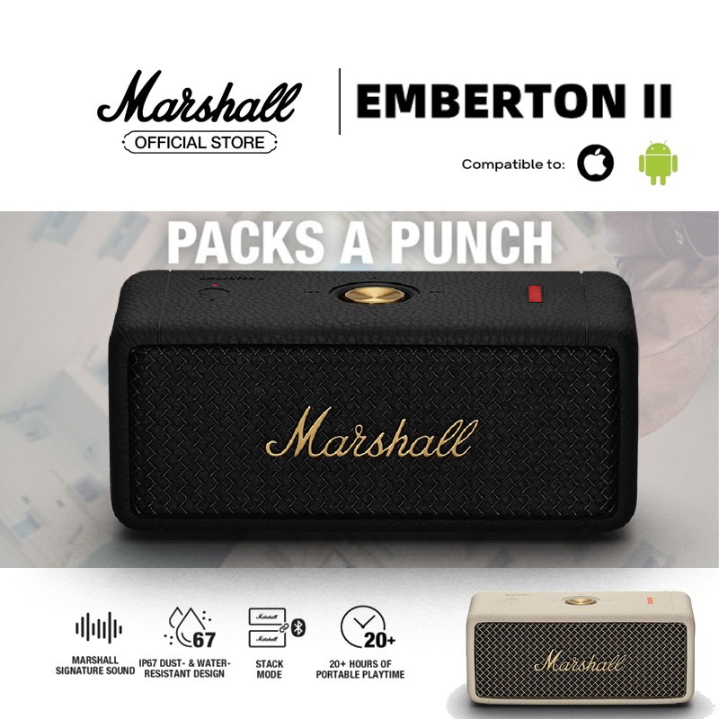 Marshall Emberton III Portable Speaker ลำโพงบลูทูธ