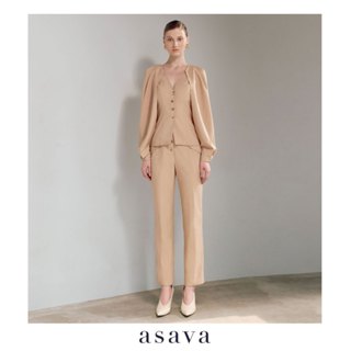 [asava ss25] Asava High-waisted Tapered Pants กางเกงผู้หญิง …