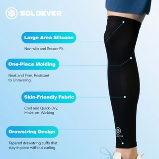 SOLOEVERกางเกงรัดรูปกันแดด สำหรับผู้ชายและผู้หญิง ป้องกันรังสีUV UPF50+ยืดหยุ่นสูงและระบายอากาศได้ดี