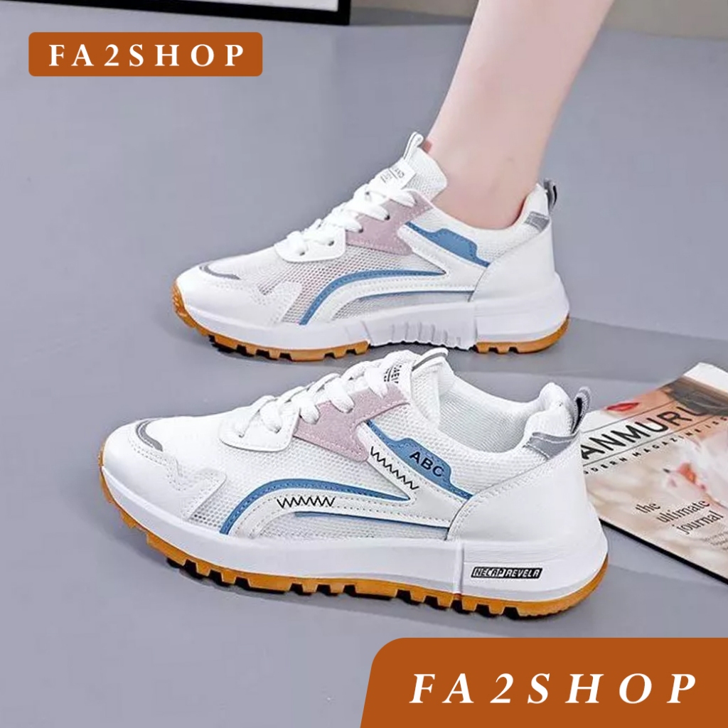 FA2SHOP รุ่น QZ166 รุ่นใหม่ รองเท้าผ้าใบ