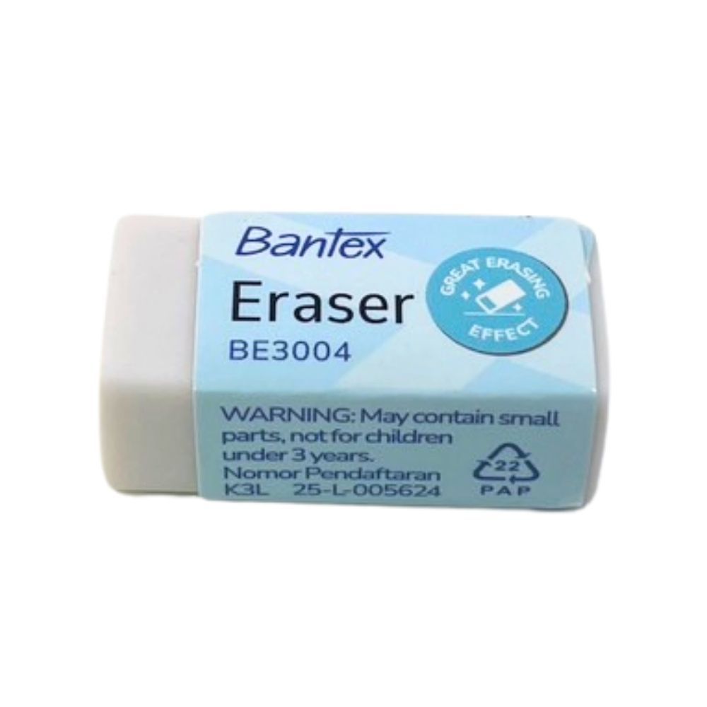 Bantex ยางลบ ยางลบดินสอ ยางลบข้อสอบ ไม่เป็นขุย ลบง่าย อุปกรณ์การเรียน อุปกรณ์สำนักงาน Eraser