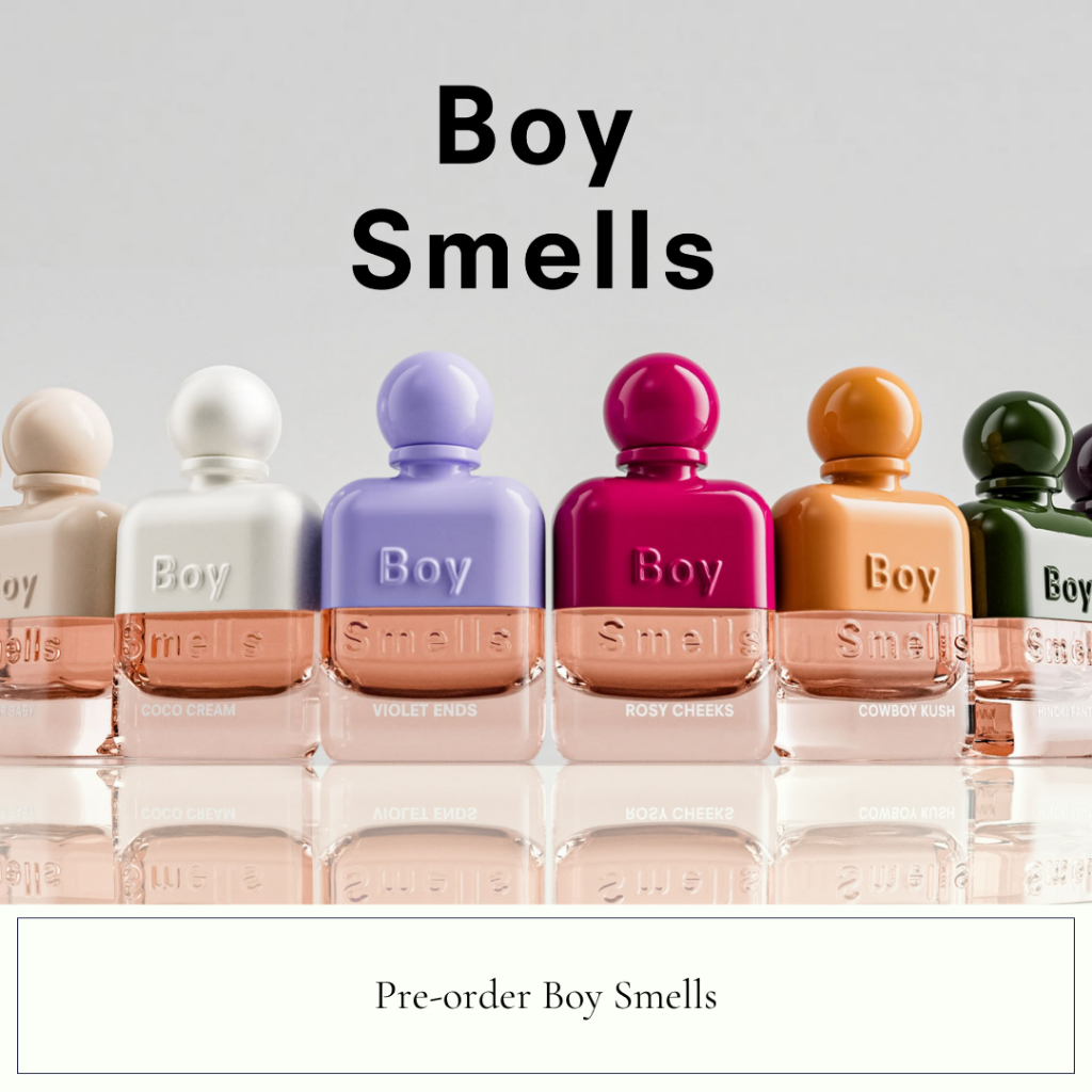 [Pre-order] Boy Smells Citrush, Coco Cream, Woodphoria, Vanilla Era, Violet Ends, Rosy Cheeks