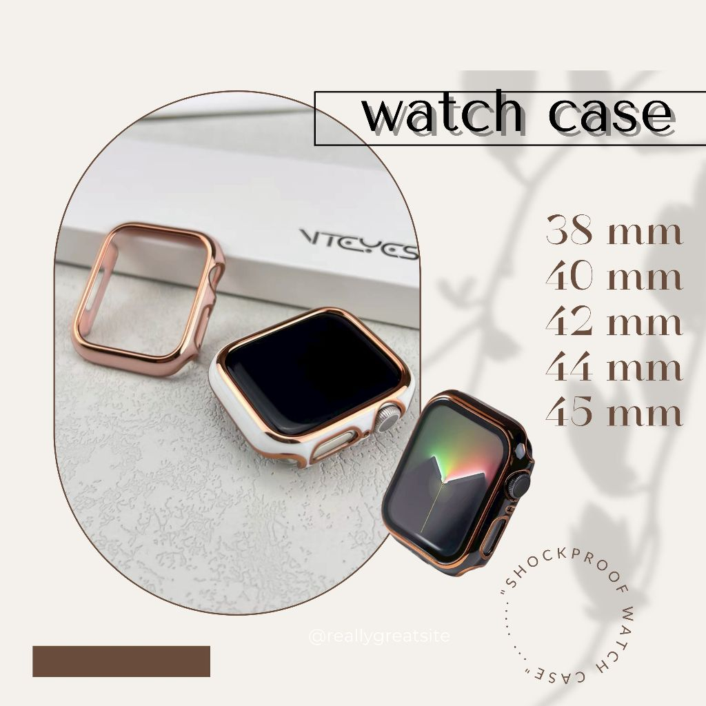 (โค้ดส่งฟรี0บาท) Apple Watch case PC +Glassใช้กับ iWatch Caseใช้กับ iWatch 10 9 8 7 6 5 4 3 2 1 SE 3