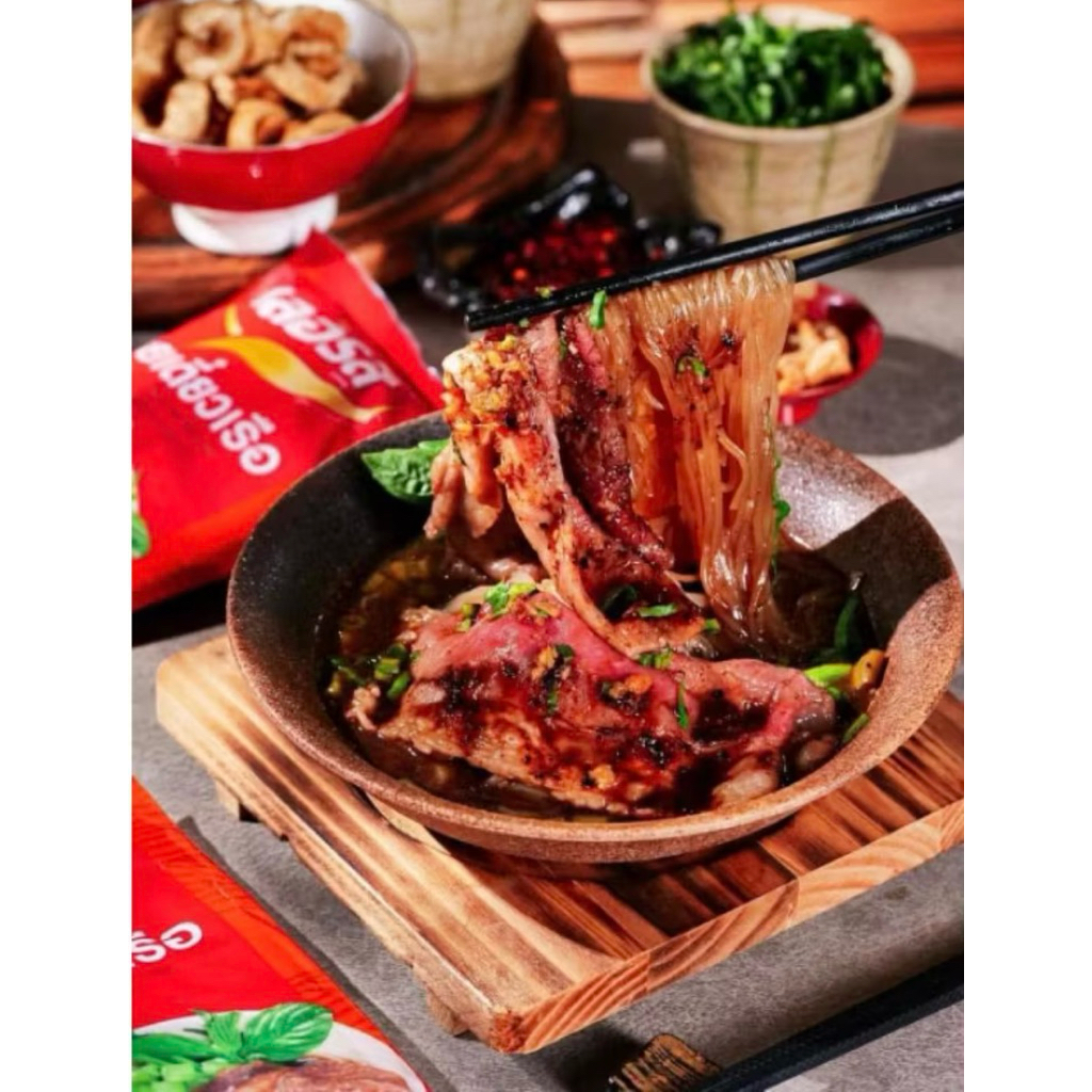 (ตรงปก ส่งไว) เตี่ยว เลอรส เตี่ยวเรือต่อปาก เย็นตาโฟ จั๊บอุบล ขนมจีน ผัดไทย ข้าวซอย ผัดหมี่โคราช - รูปที่ 3