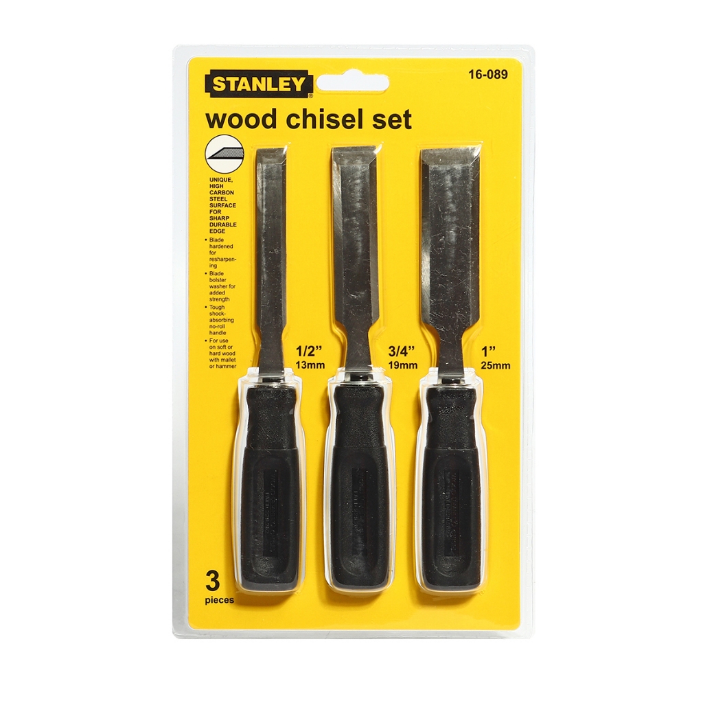 STANLEY ชุดสิ่ว 3 ชิ้น ขนาด 1/2, 3/4, 1" รุ่น : 16-089