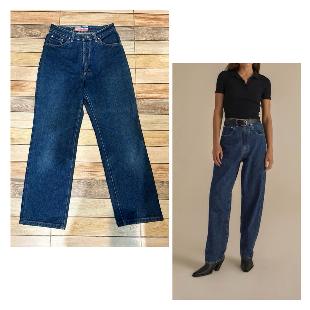 SOMETHING BY EDWIN High Straight Vintage Jeans
