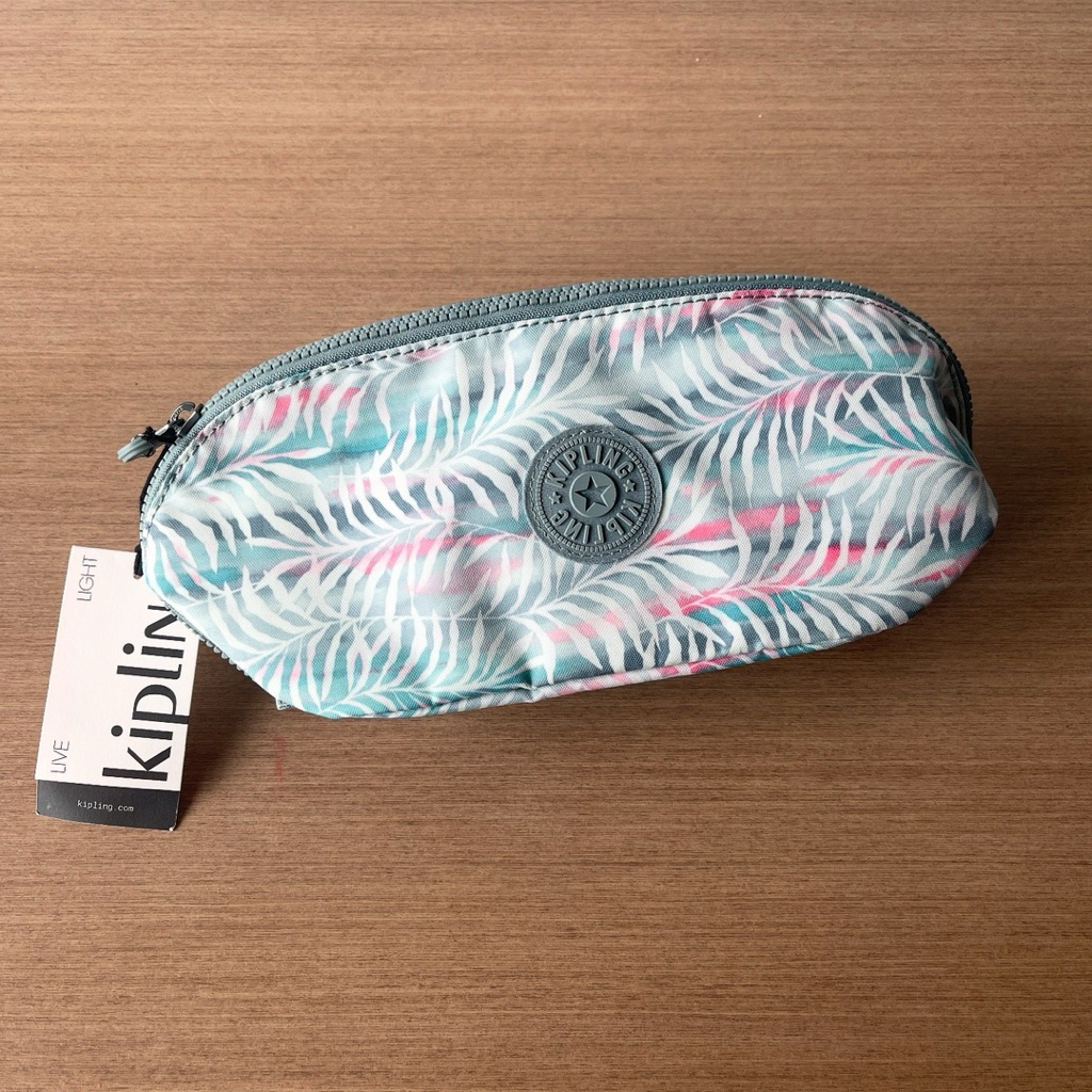 Kipling Mirko M กระเป๋าเครื่องสำอาง/ดินสอ ใบใหญ่ 3 ช่อง แท้ ใหม่ พร้อมส่ง