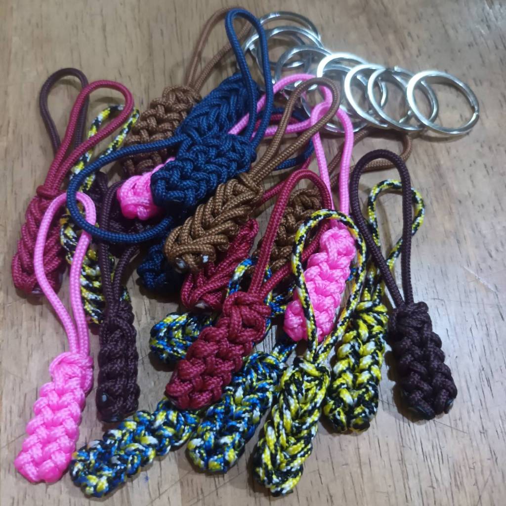 Tec40 Stainless Steel Keychain Paracord Lanyard 2mm PLYS316L UNIT 41 DIVER APPROVED พวงกุญแจ