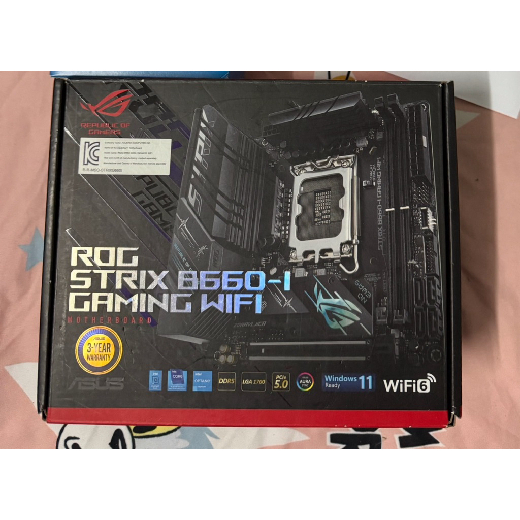 (มือสอง)ASUS B660i ROG STRIX ครบกล่อง ใช้งานปกติ