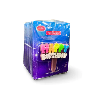 Birthday candle เทียนวันเกิด B001 บรรจุ 10 ชิ้น
