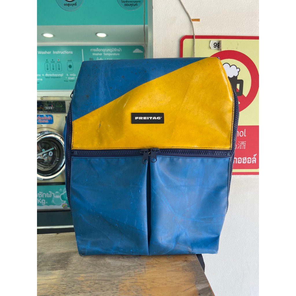 freitag backpack F49 fringe recycling material bag