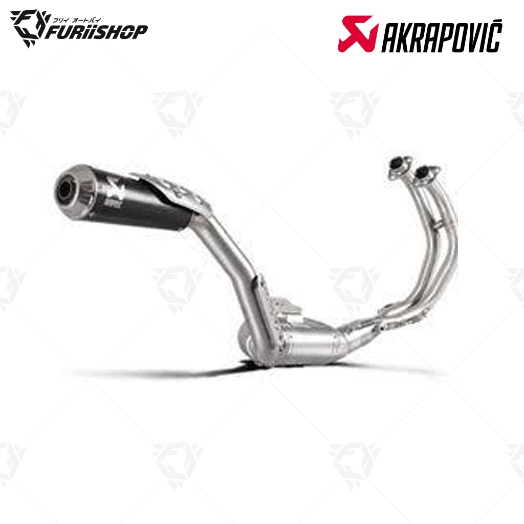 ท่อสูตร/ท่อแต่ง/ท่อไอเสีย Akrapovic ออกบน Black Limited : for Yamaha XSR700 2017-2020/2021-2024