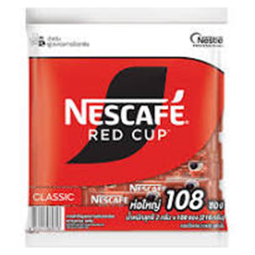 Nescafe เรดคัพ กาแฟสำเร็จรูป 2 ก. 108 ซอง