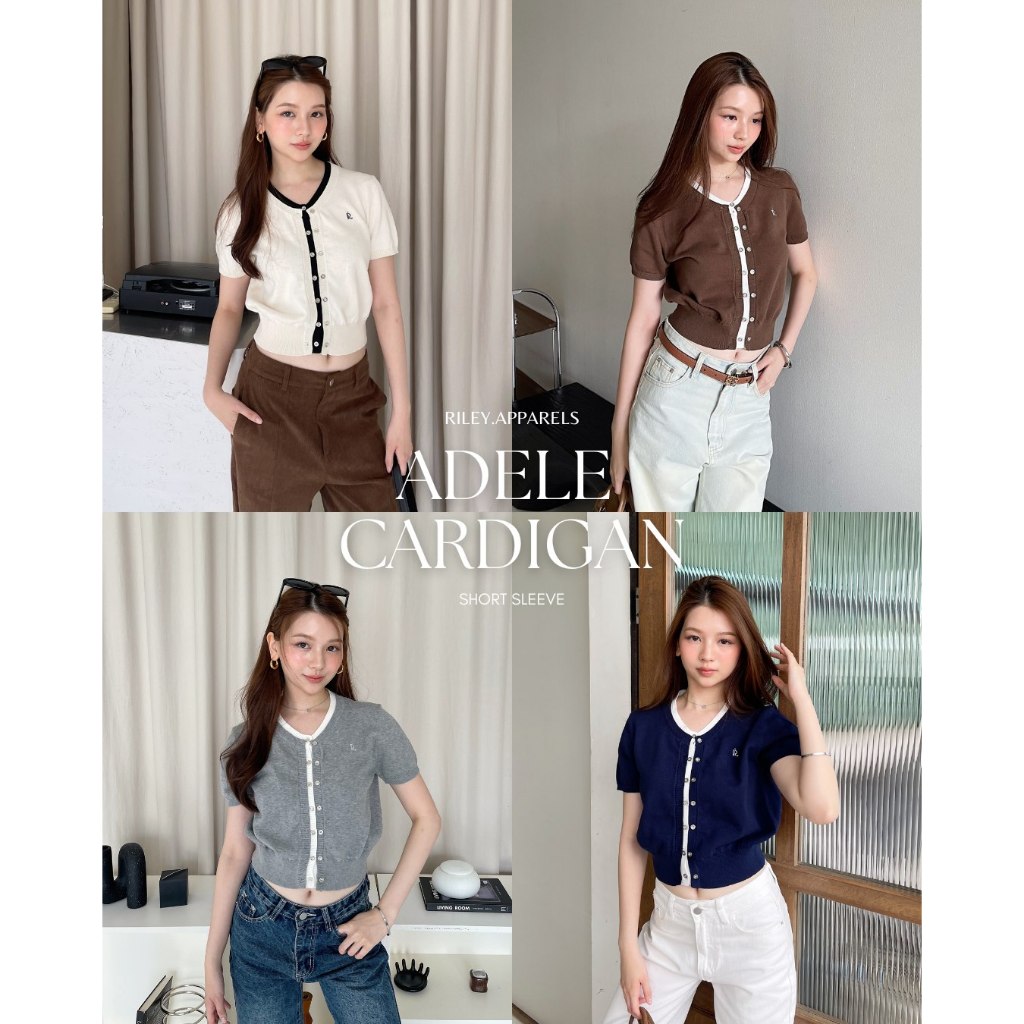 Riley.apparels - Adele short sleeve cardigan 9133