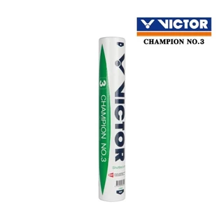 VICTOR ลูกแบดมินตัน รุ่น CHAMPION NO.3 ( 1 หลอด 12 ลูก ) ลิขสิทธิ์แท้จาก VICTOR SPORT THAILAND