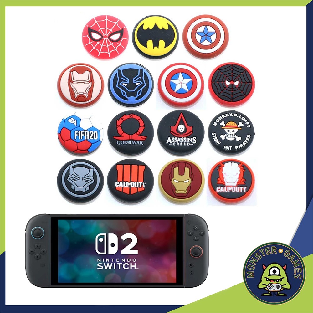 Analog Cap สำหรับจอย Joy con และ Joy Pro Nintendo Switch 2 (จุกจอยคอน)(จุก switch 2)(ที่ครอบอนาล็อค)