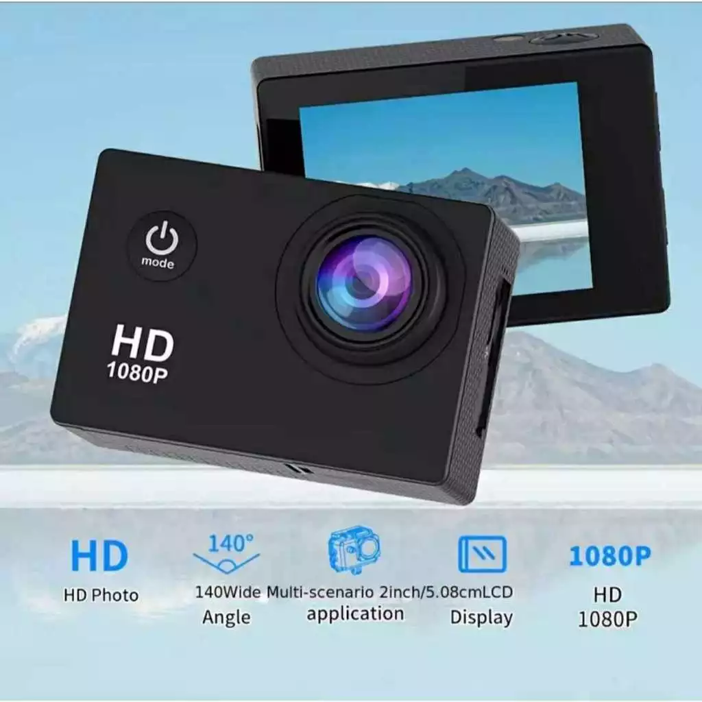 กล้องติดหมวก กล้องกันน้ำ W7 Sport Action Camera 2.0" LCD Full HD 1080P กล้องแอคชั่น thumbnail 9