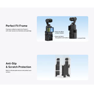 Telesin DJI Osmo Pocket 4 / 3 Quick-Release Backpack Mount ที่ยึดกระเป๋าเป้แบบหนีบ (ปลดเร็ว)